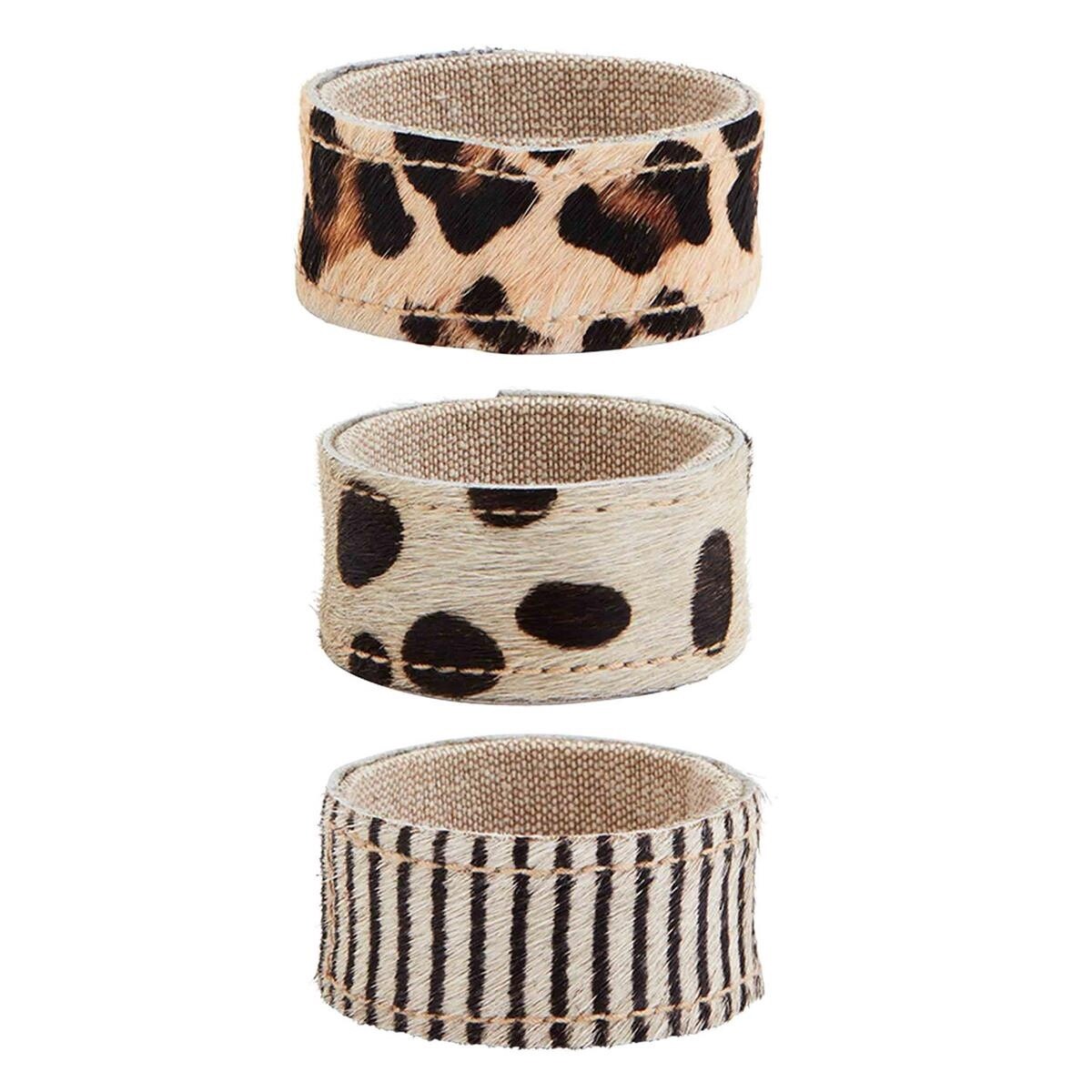 Stripes Mohair Napkin Ring