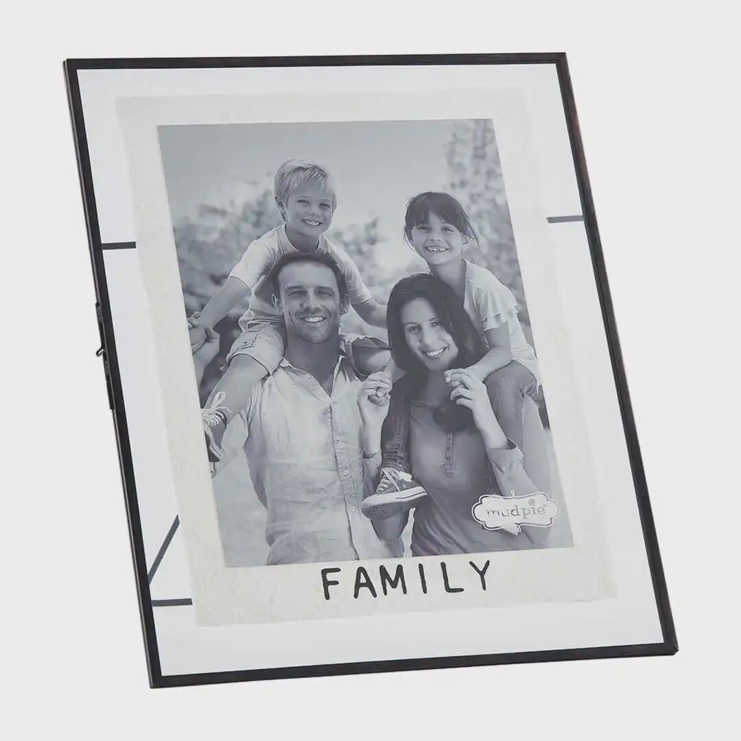 Family Glass Metal Frame