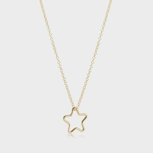 16&quot; Necklace Gold - Star Gold Charm