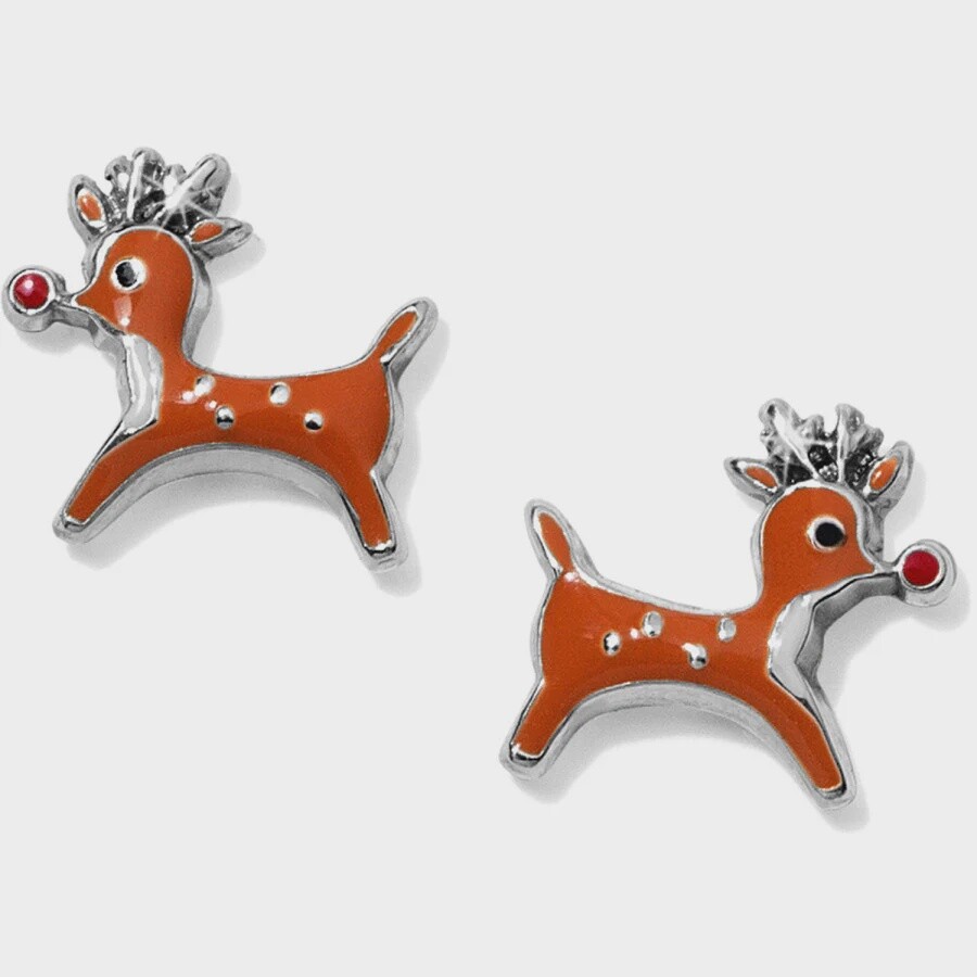 Santa&#39;s Reindeer Mini Post Earrings