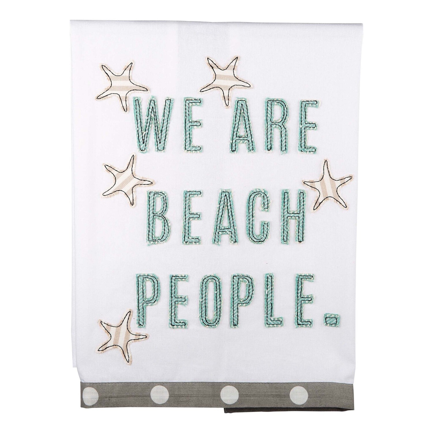 Beach People Tea Towel