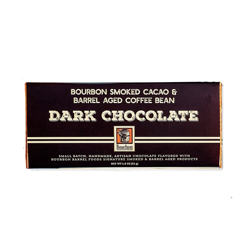 Bourbon Smoked Cacao &amp; Barrel Aged Coffee Bean Dark Chocolate