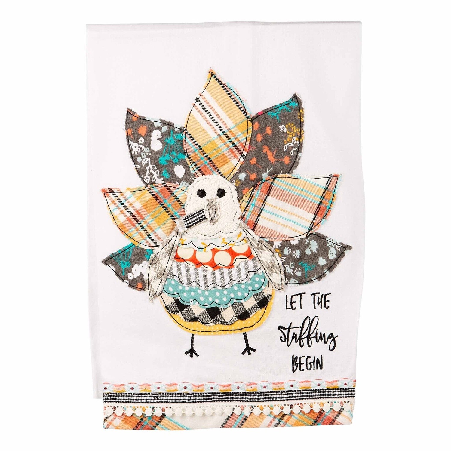 Let the Stuffing Begin Turkey Tea Towel