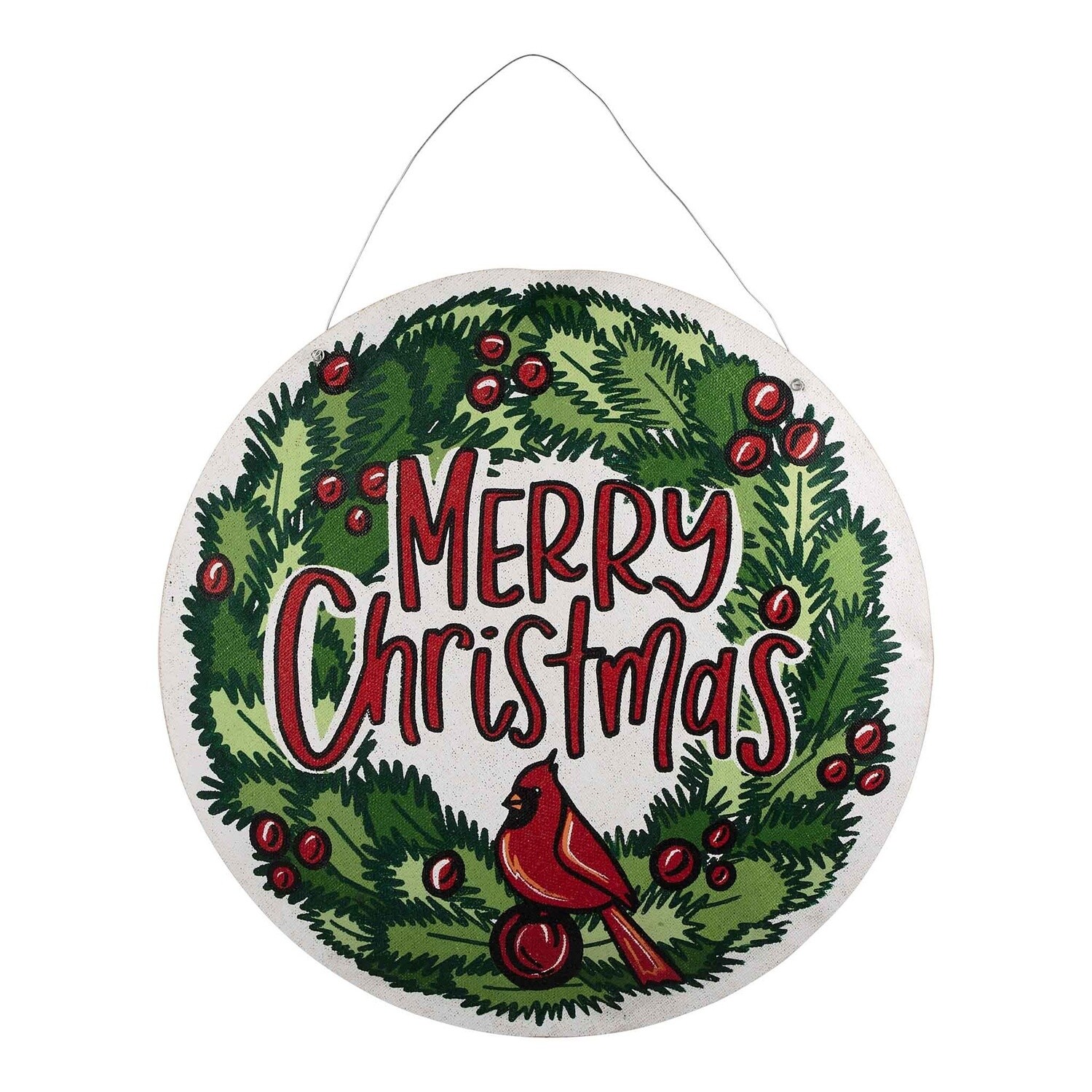 Merry Christmas Bird/Give Thanks Reversible Burlee