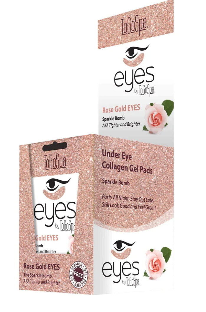 Under Eye Mask, Description: Rose Gold