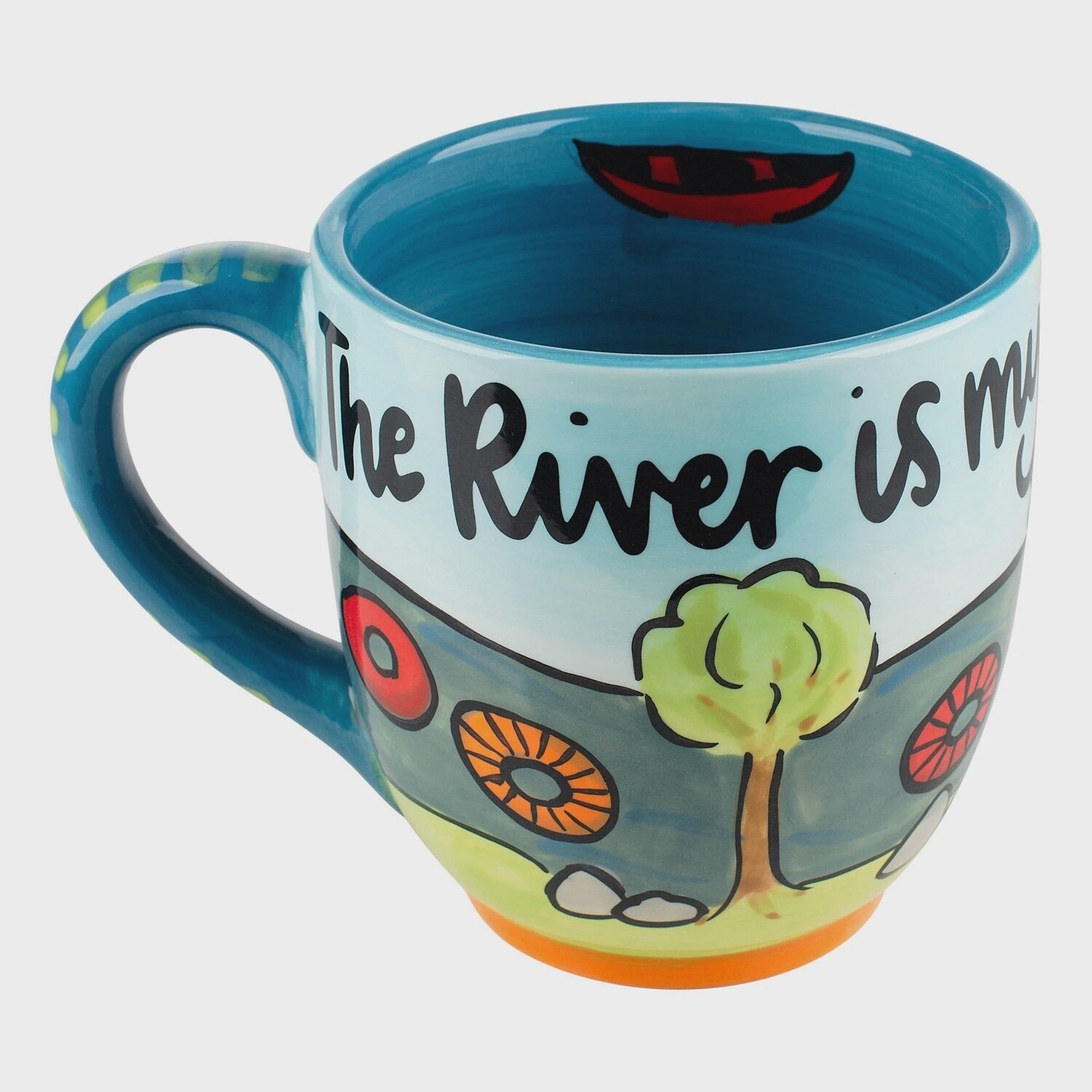 The River is My Happy Place Mug