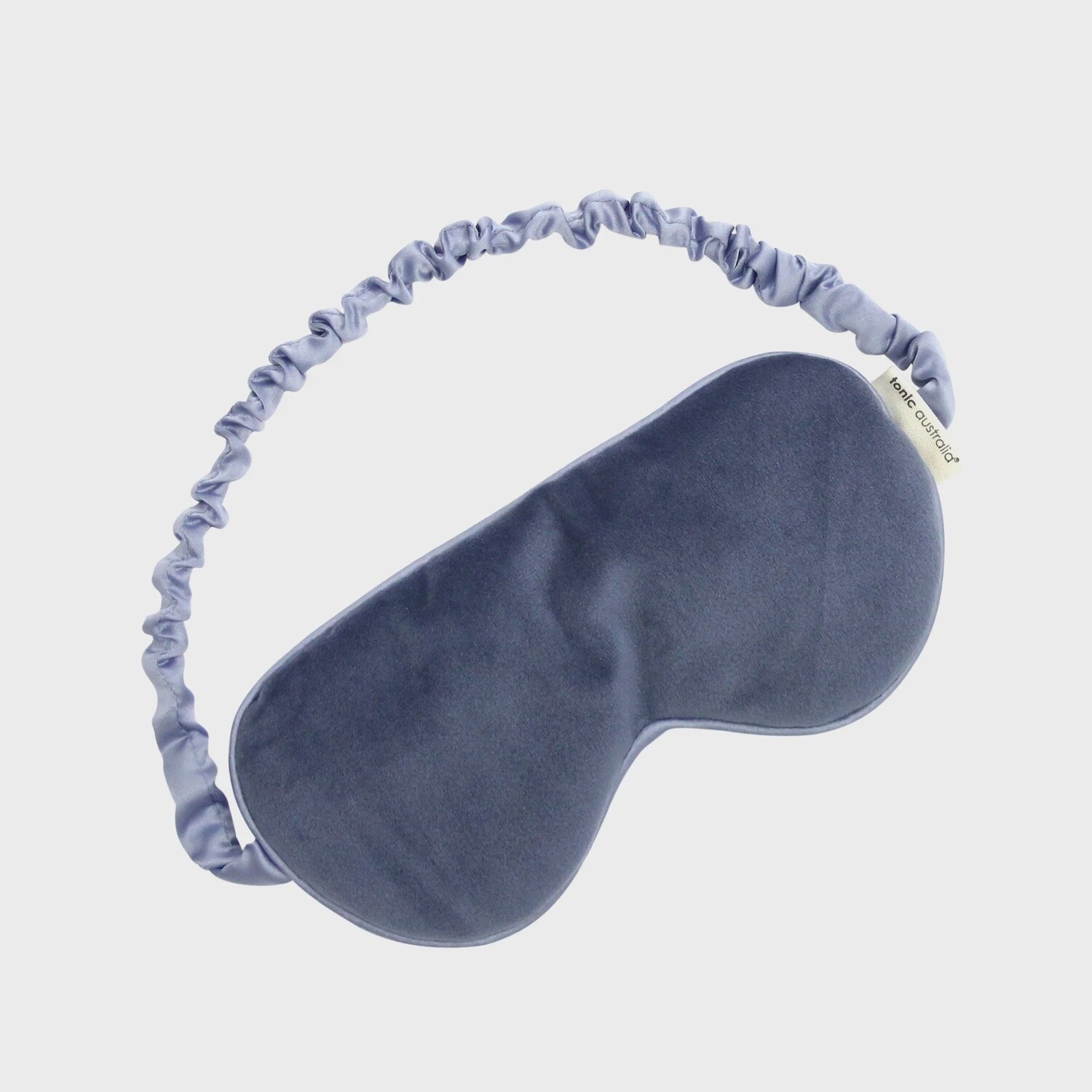 ___Luxe Velvet Eye Mask, Colour: Storm
