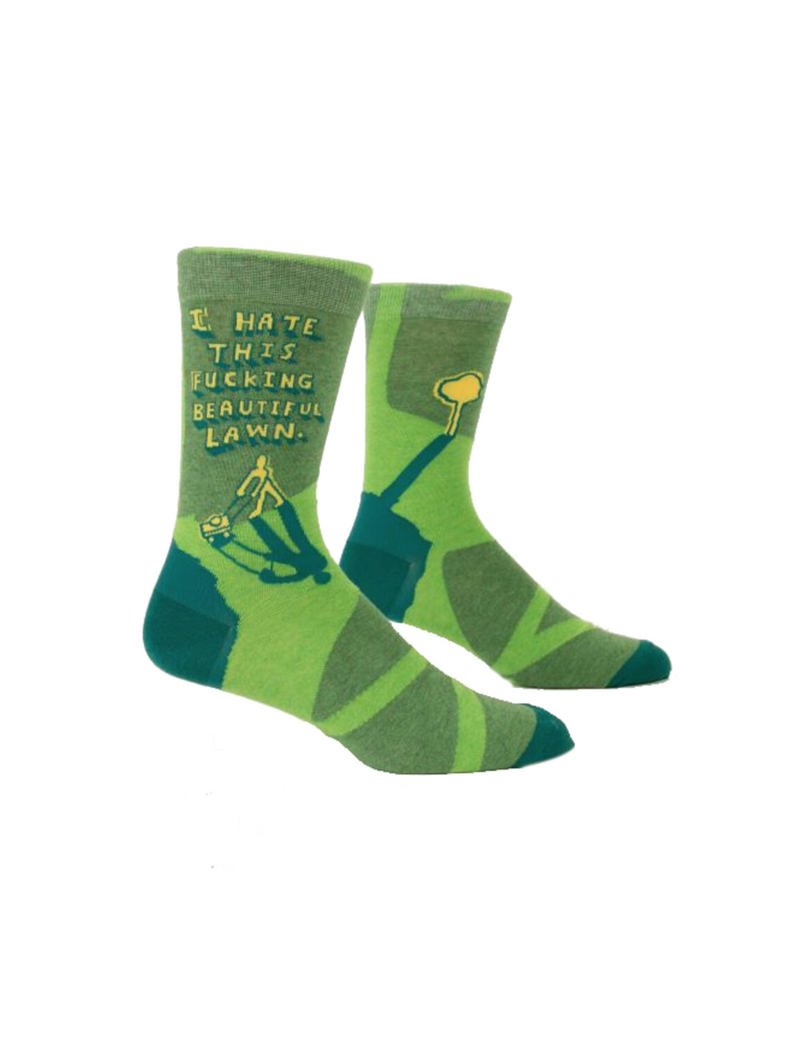 I Hate This F*cking Beautiful Lawn M-Crew Socks