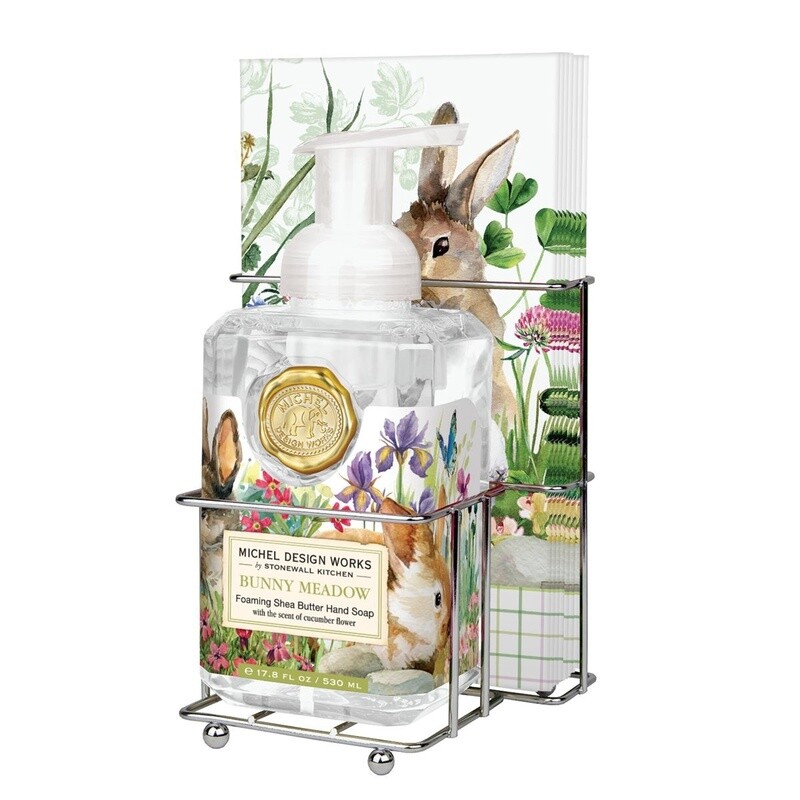 Bunny Meadow Foaming Soap Napkin Set