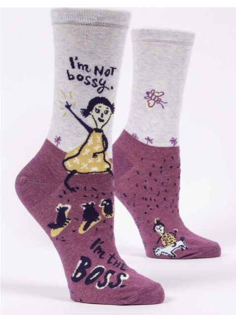 I&#39;m Not Bossy. I&#39;m The Boss W-Crew Socks