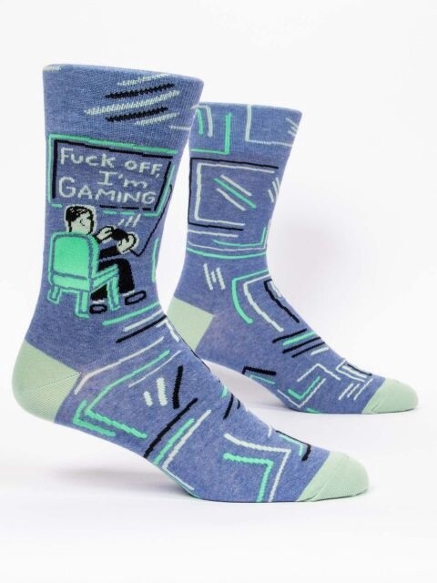 F*ck Off I&#39;m Gaming M-Crew Socks