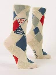Love Me A Good Poop M-Crew Socks