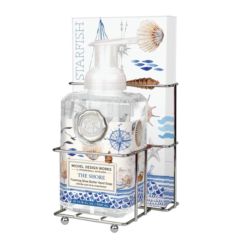 The Shore Foaming Hand Soap Napkin Set