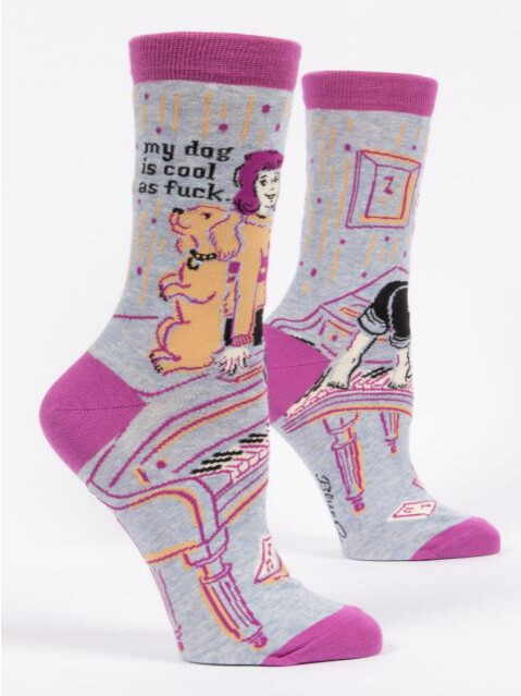 My Dog is Cool as F*ck W-Crew Socks