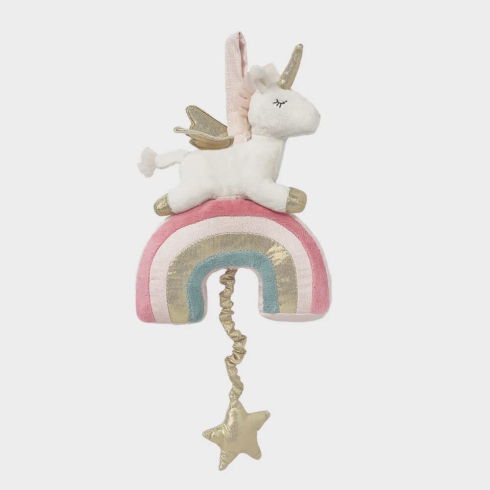 PLUSH RAINBOW UNICORN MUSIC MOBILE