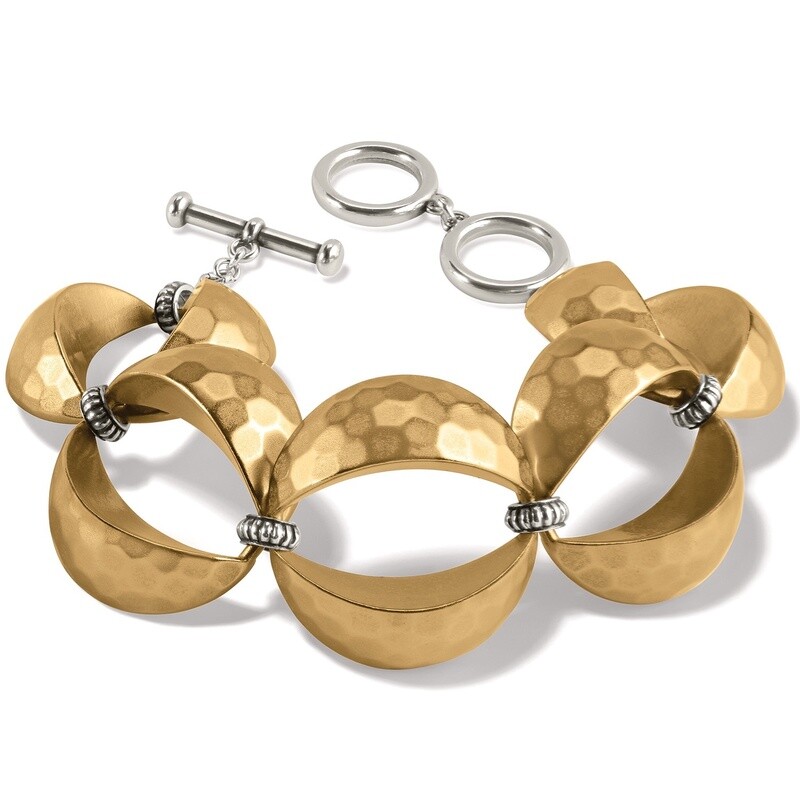 Mystic Moon Link Bracelet - Gold