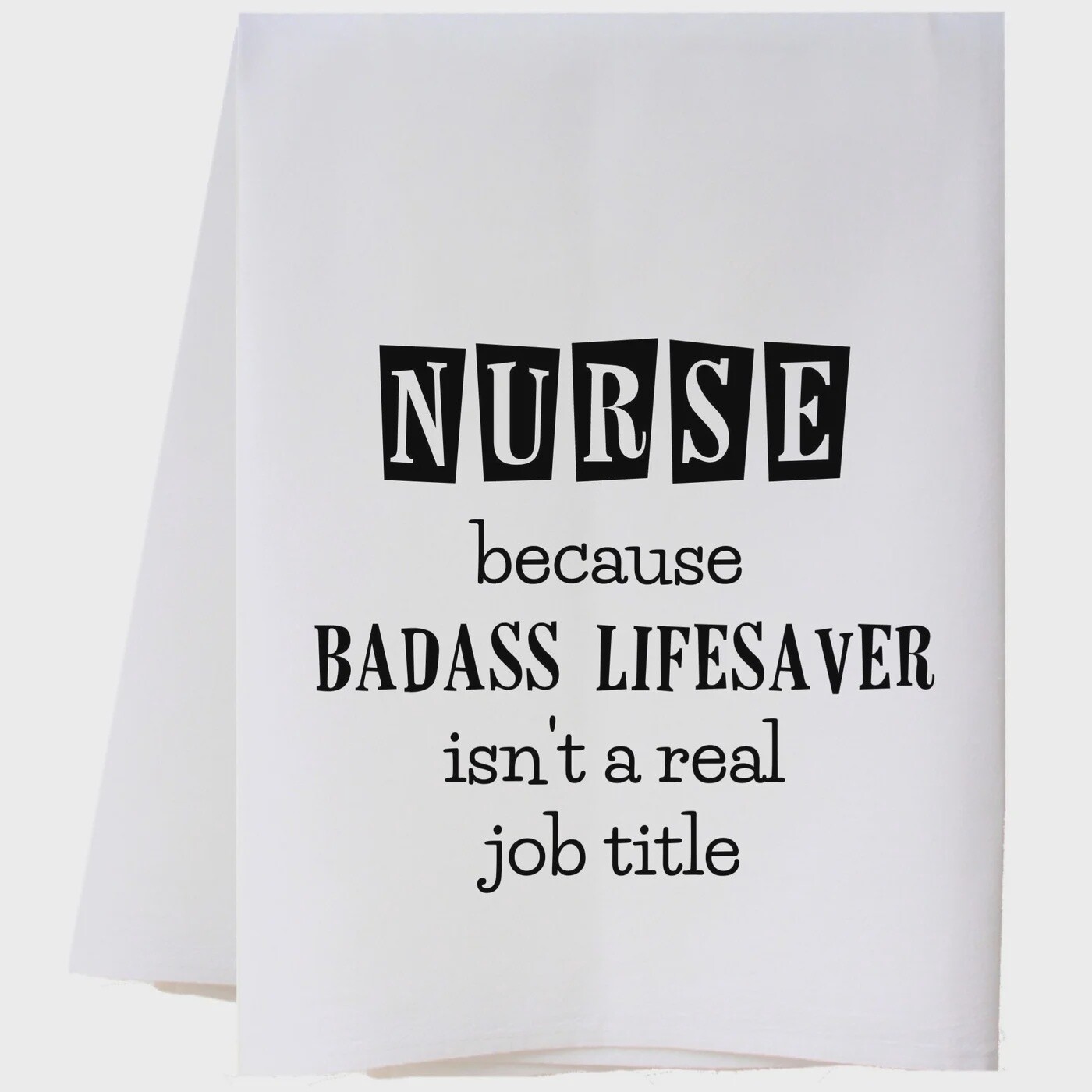 Nurse Job Title Tea Towel