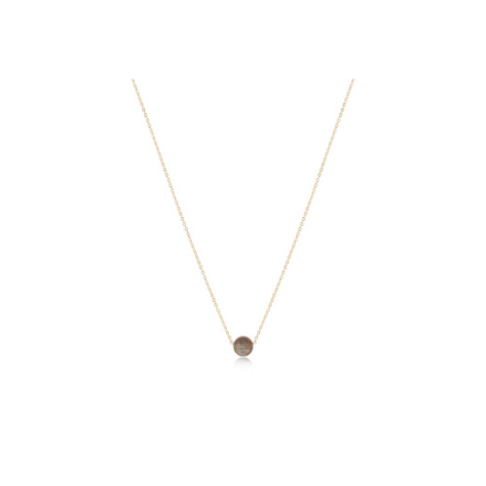 16&quot; Necklace Gold - Admire Labradorite
