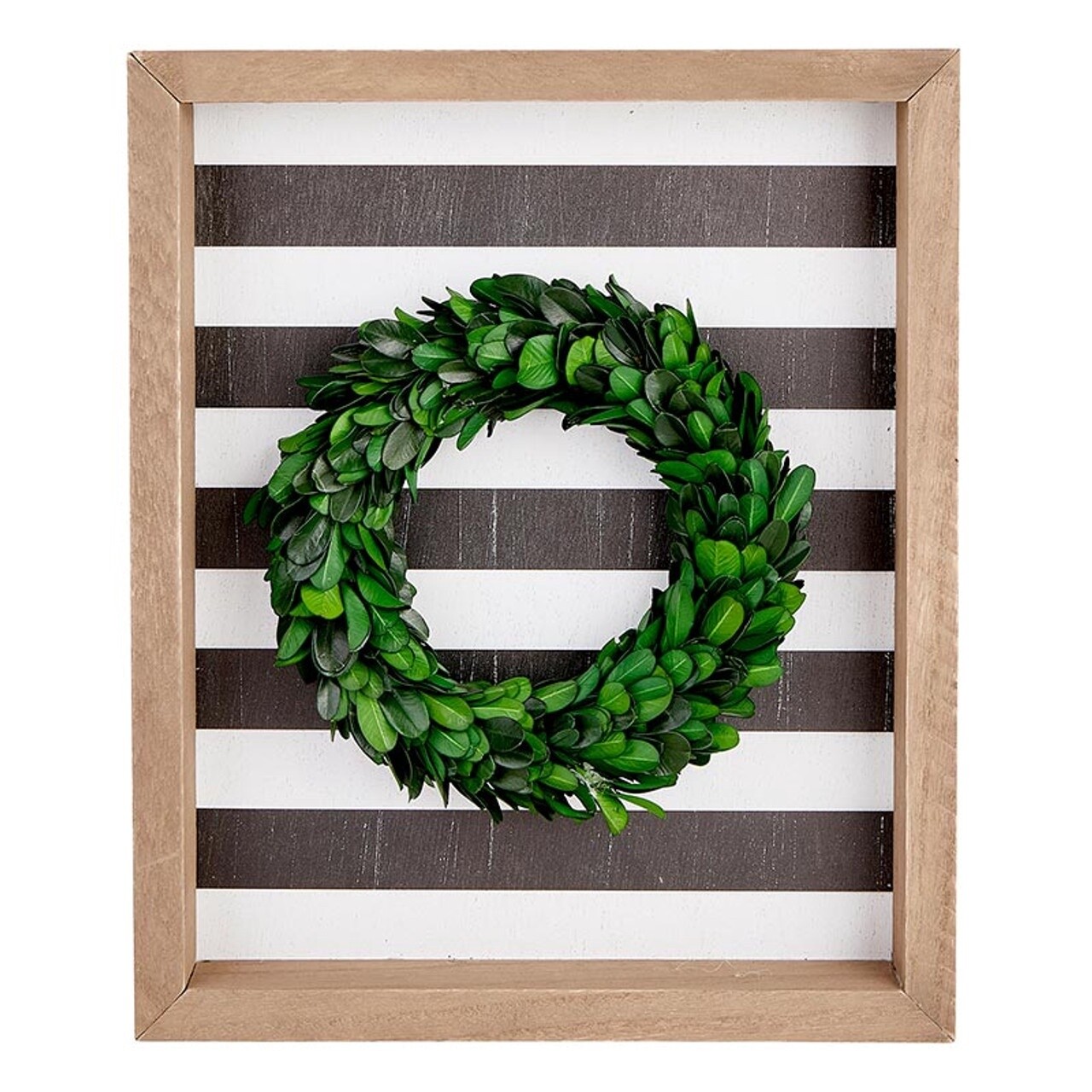 Framed Boxwood Wreath