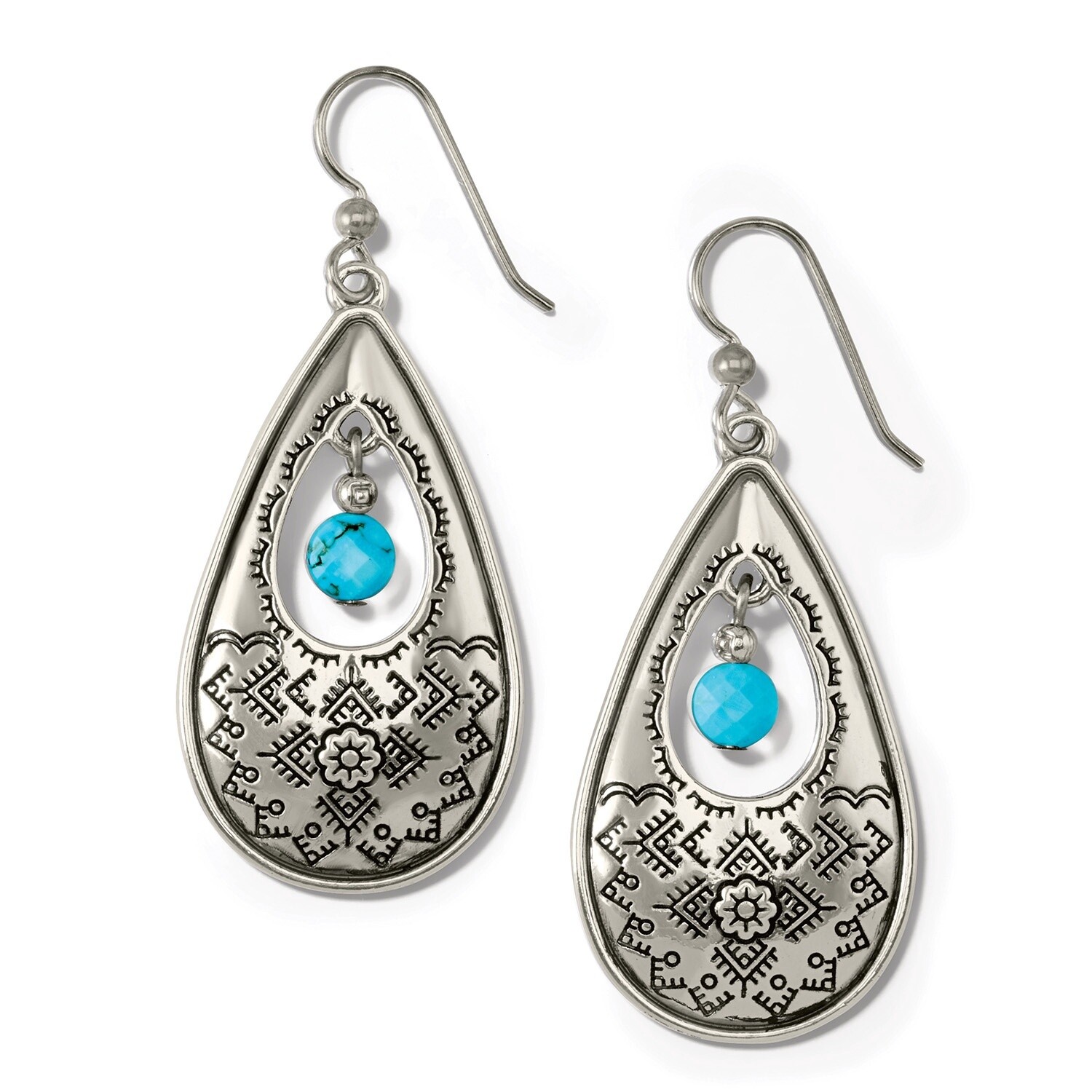 DNR-Mosaic Paseo Teardrop French Wire Earrings