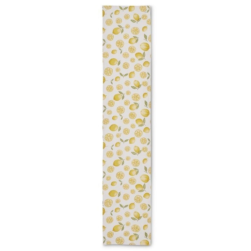 Cotton Lemon Table Runner