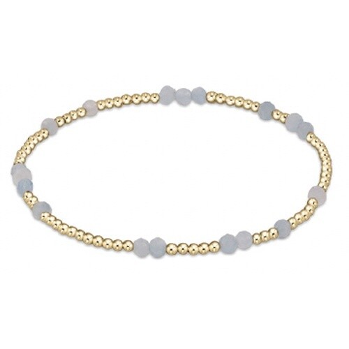 Hope Unwritten Gemstone Bracelet - Aquamarine
