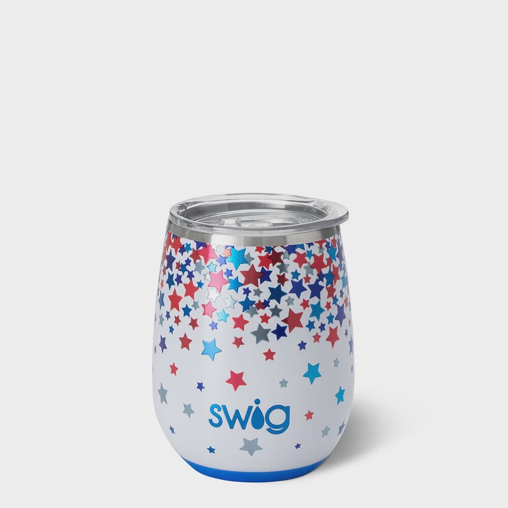 Star Spangled Stemless Wine Cup (12oz)