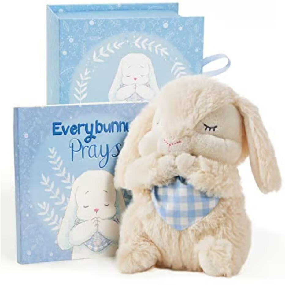 Everybunny Prays Blue Gift Set