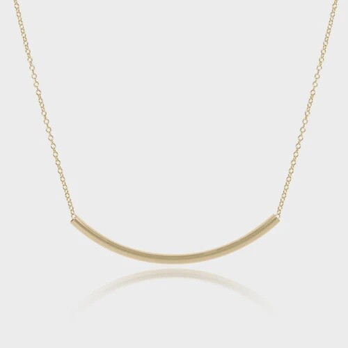 16&quot; Necklace Gold - Bliss Bar Smooth