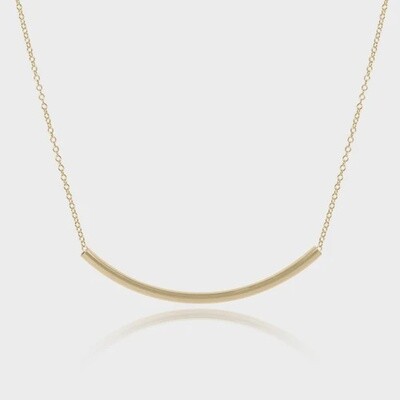 16&quot; Necklace Gold - Bliss Bar Smooth