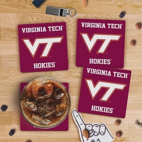 Virginia Tech Color Logo Coaster