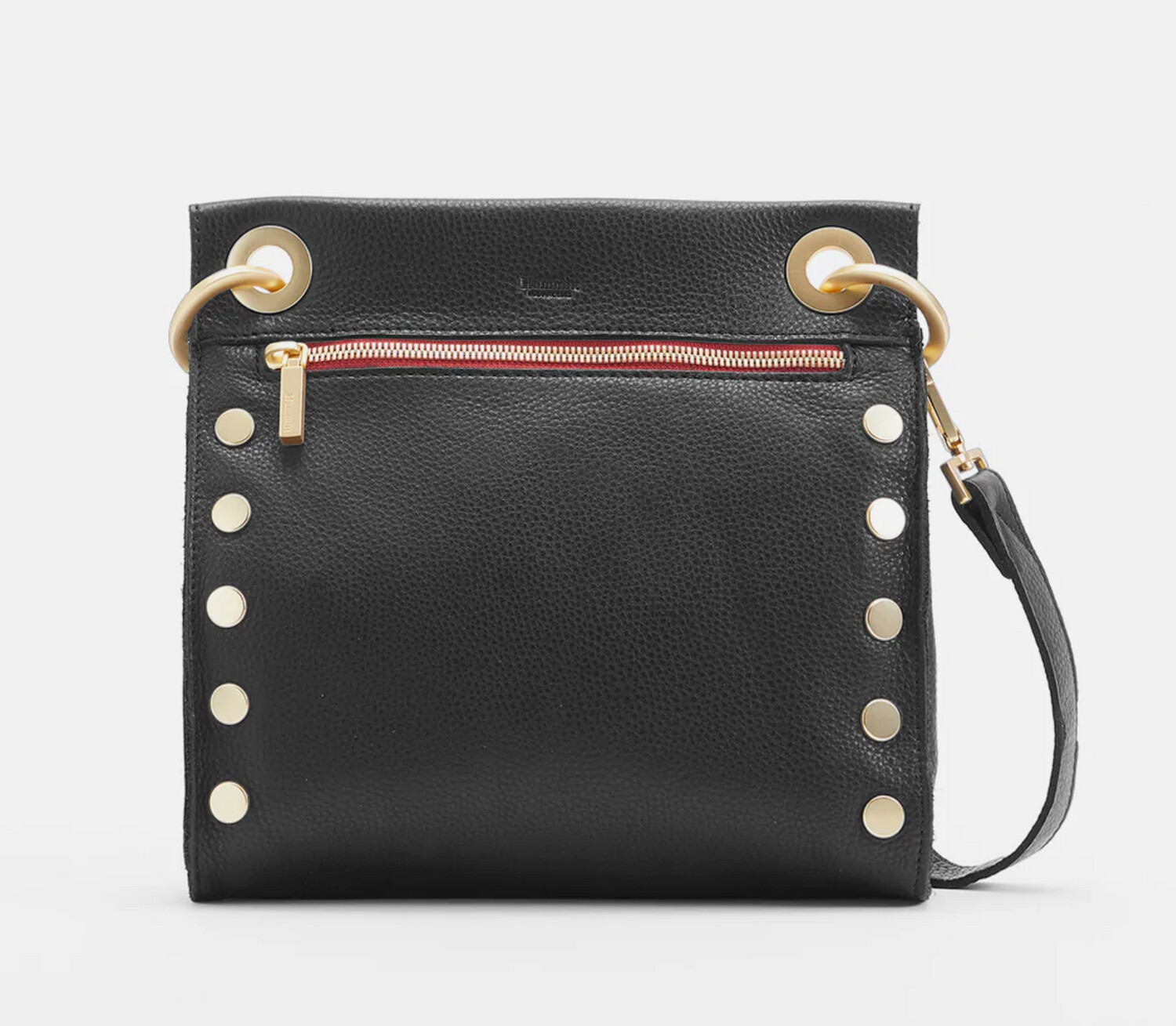 Tony Med - Black/Brushed Gold Red Zipper