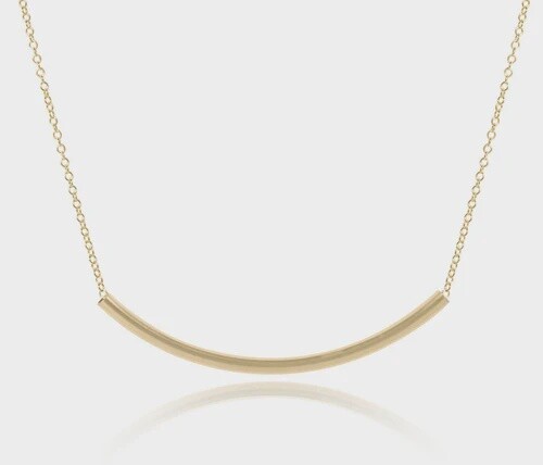 16&quot; necklace gold - bliss bar gold
