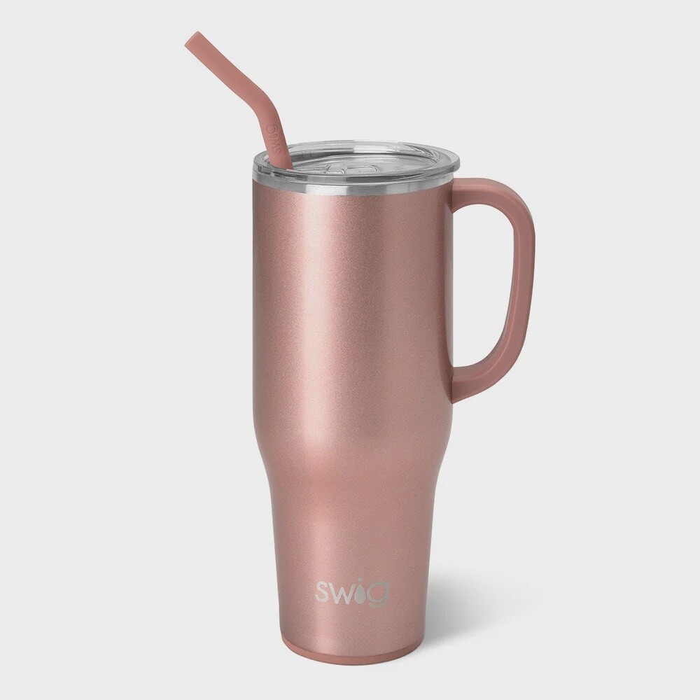 Shimmer Rose Gold Mega Mug (40oz)