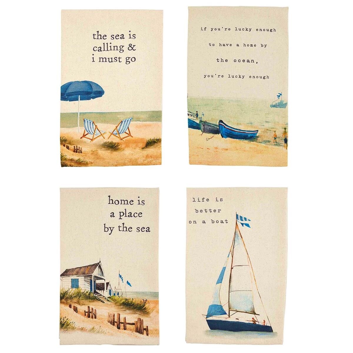 Canoes Beach Towels