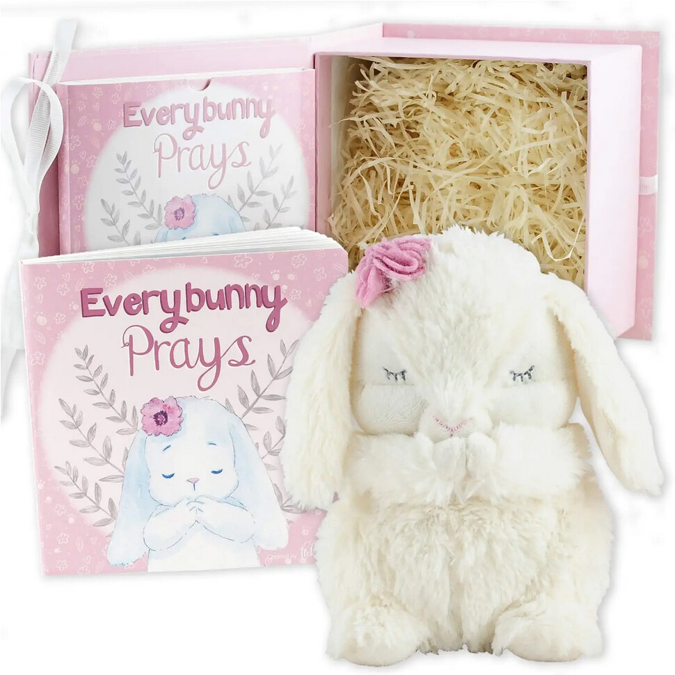 Everybunny Prays Pink Gift Set