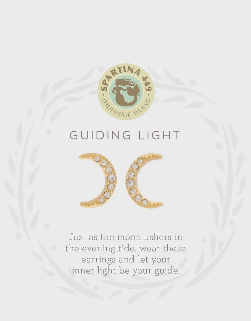 SLV Stud Earrings Guiding Light/ Crescent