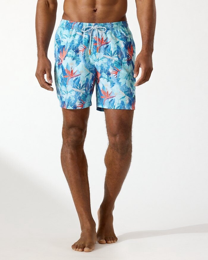 Naples Rainforest Bay 6-Inch Swim Trunks - Air Blue
