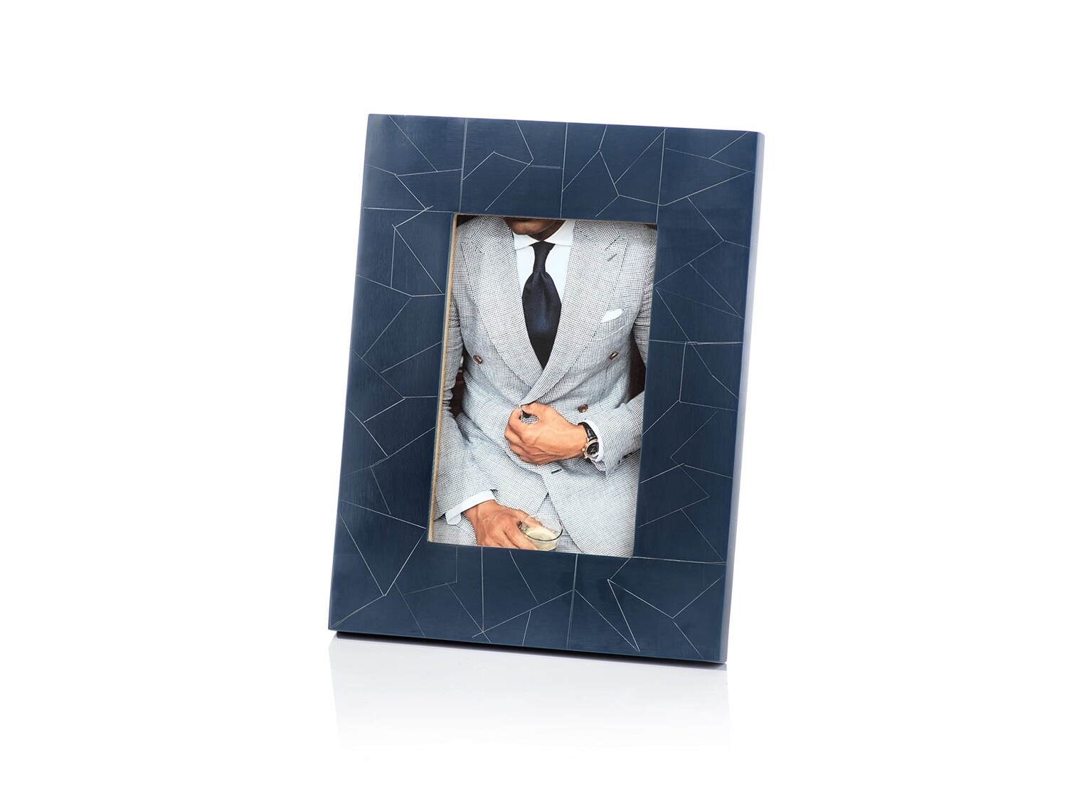 Abstract Inlay Photo Frame, Size: 4x6