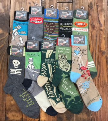 Blue Q Men&#39;s Crew Socks