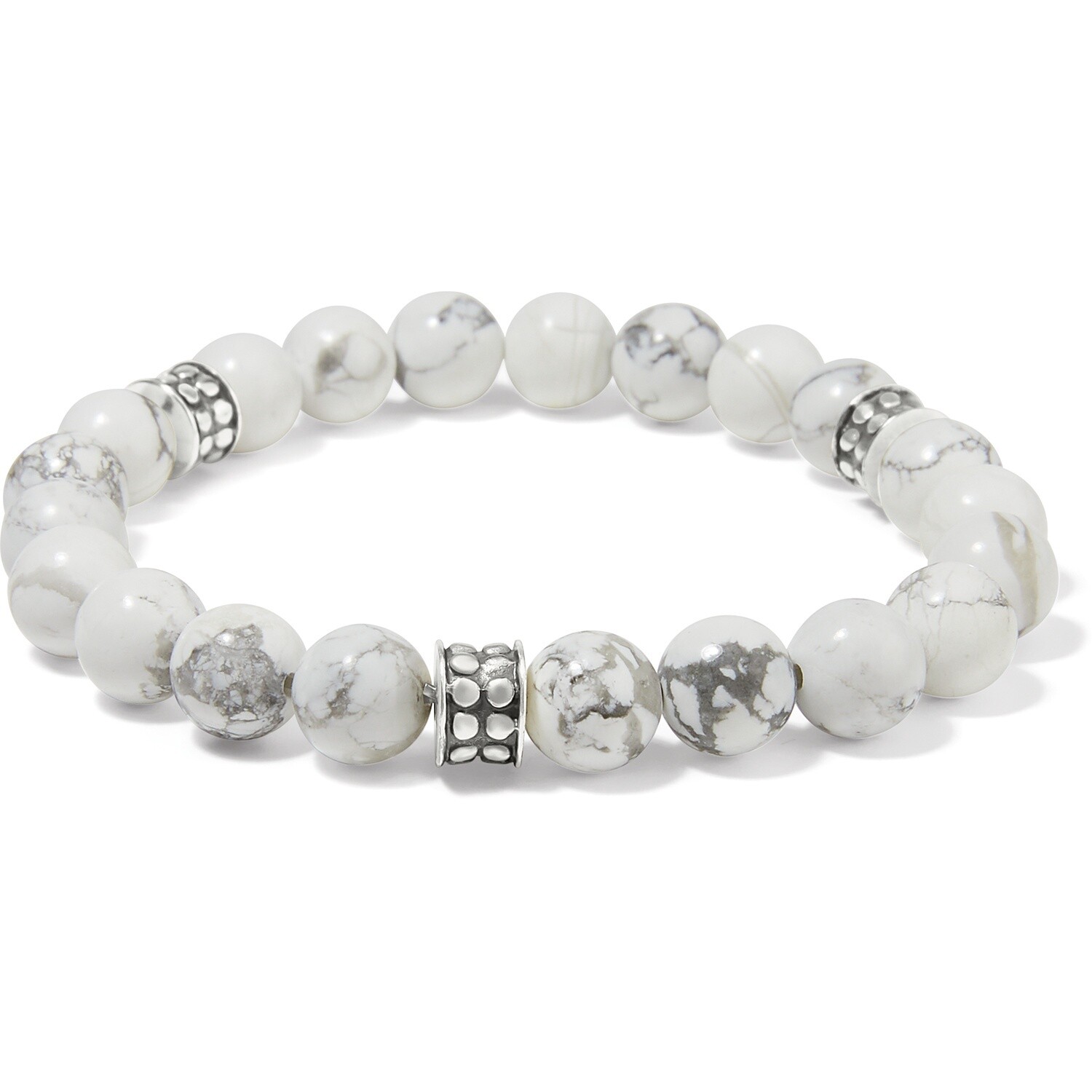 Pebble Dot Dream Howlite Stretch Bracelet