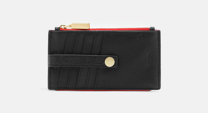 210 West - Black/Brushed Gold Red Zip