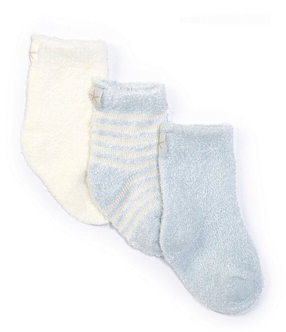 CozyChic Lite® Infant Sock Set - Blue Pearl