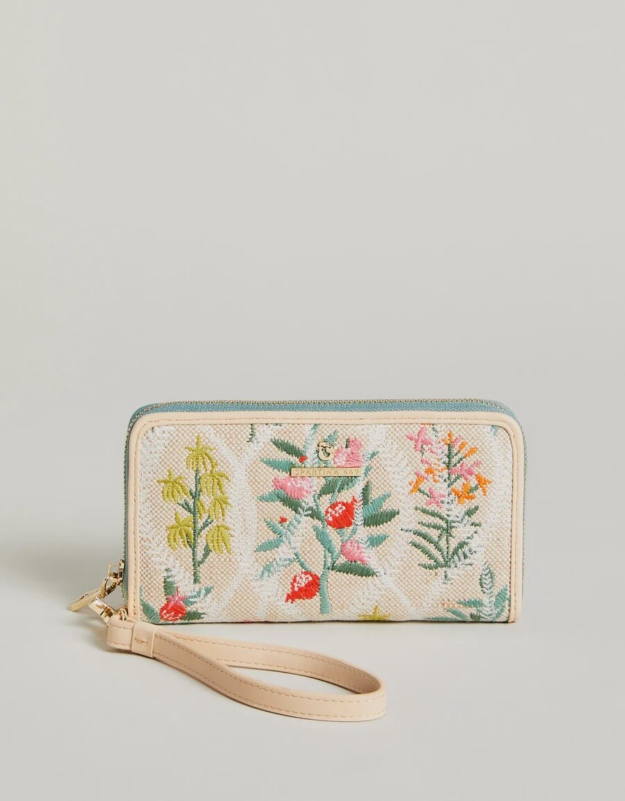 449 Wallet - Queenie Topiary Flax