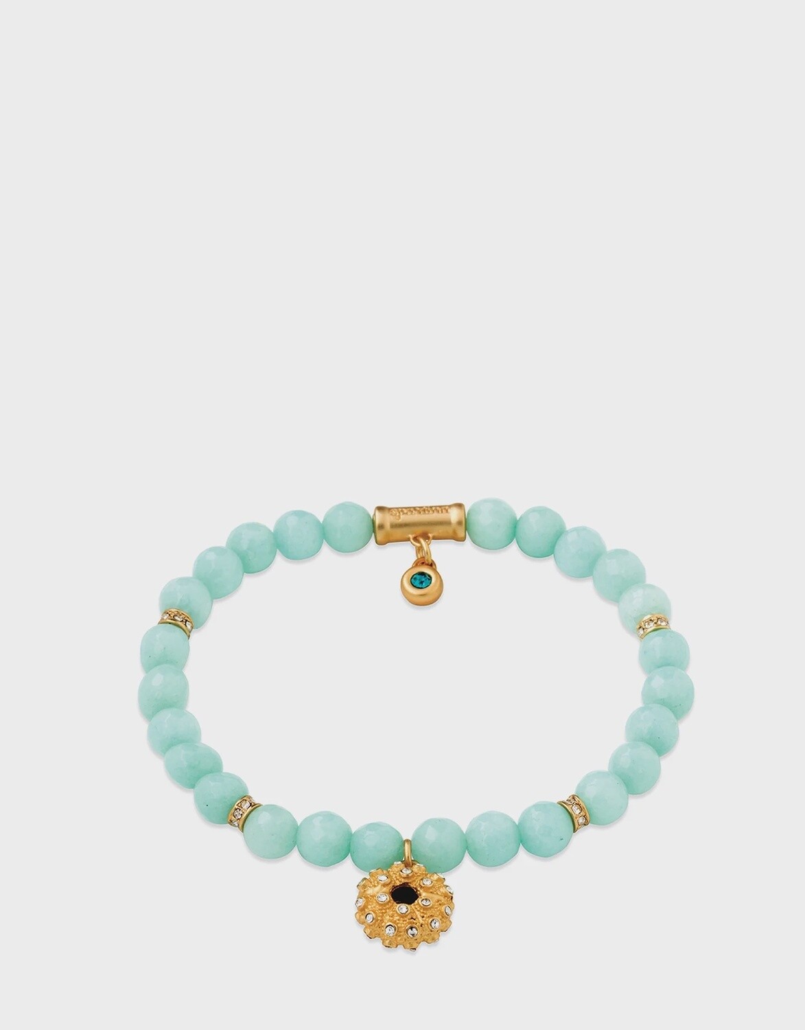 6mm Icon Stretch Bracelet Aqua/Urchin