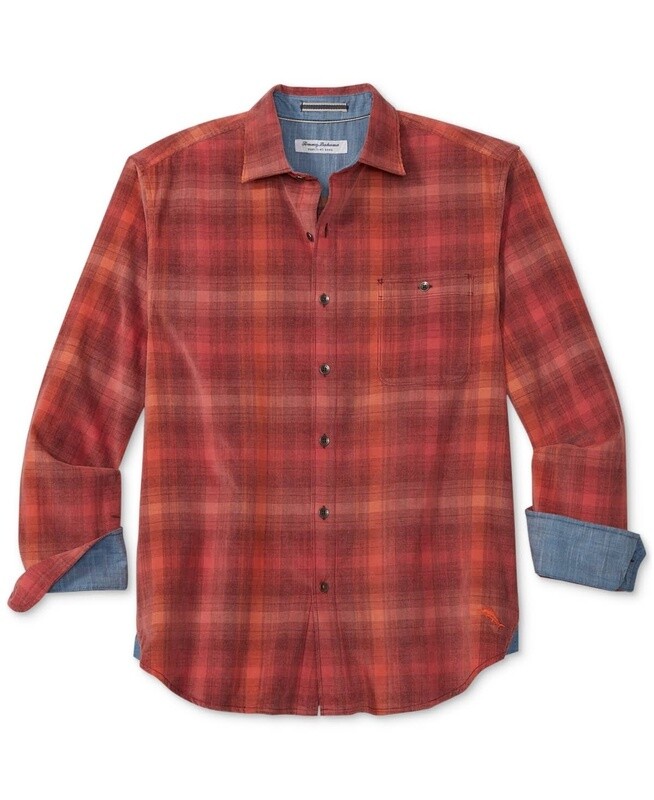 Coastline Cord Redwood Check - New Red Sail