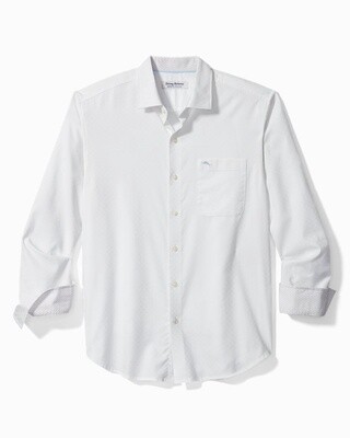 Sarasota Stretch Ventura IslandZone® Stripe Shirt, Size: Medium, Colour: White