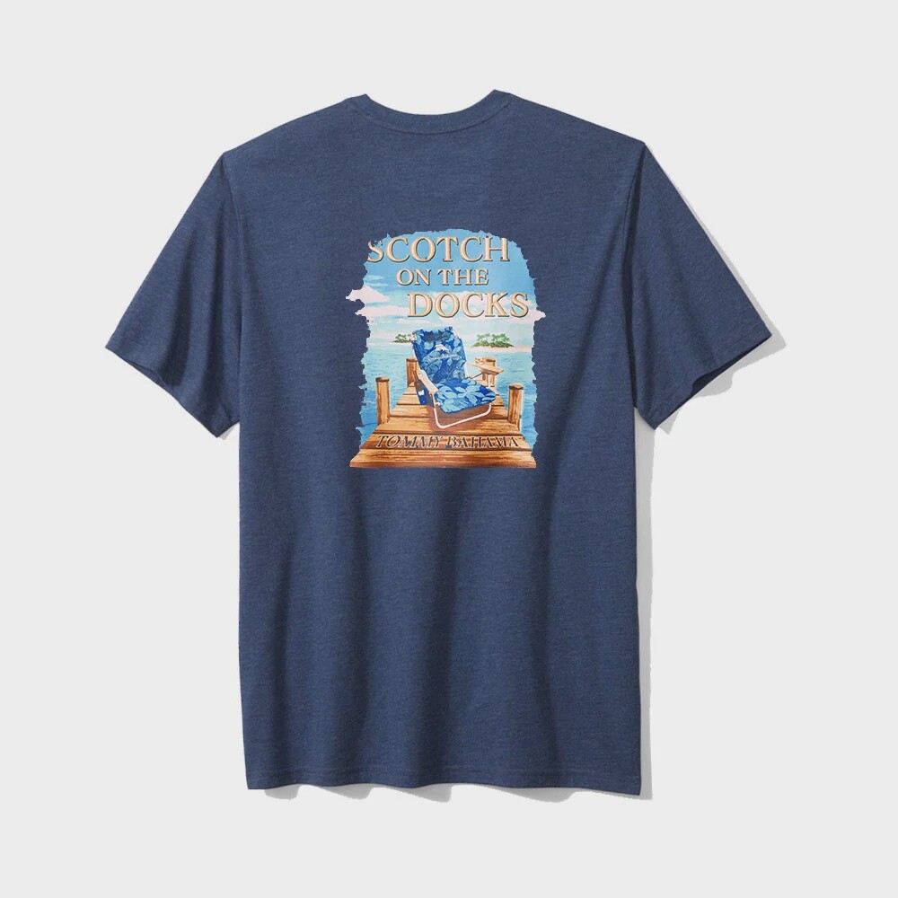 Scotch On The Docks Graphic T-Shirt, Size: Medium