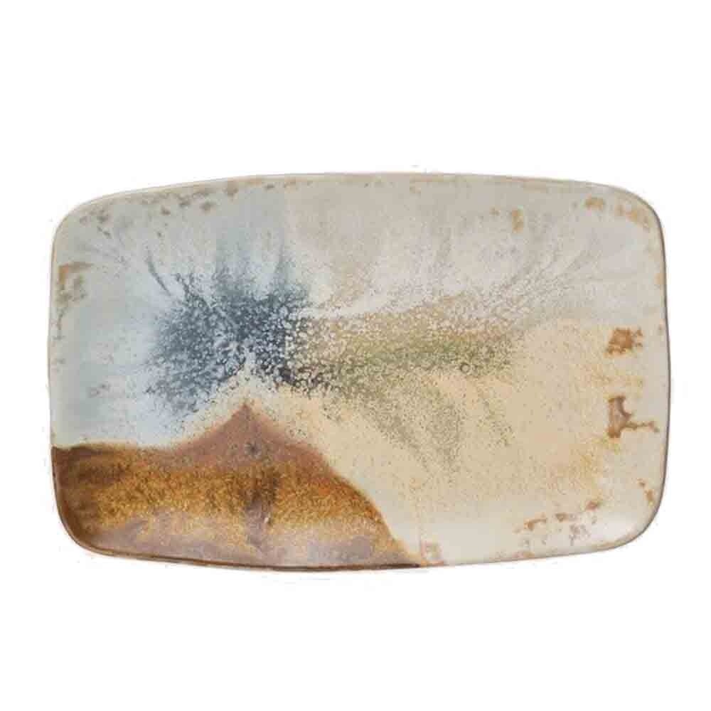 Stoneware Platter with Glaze
