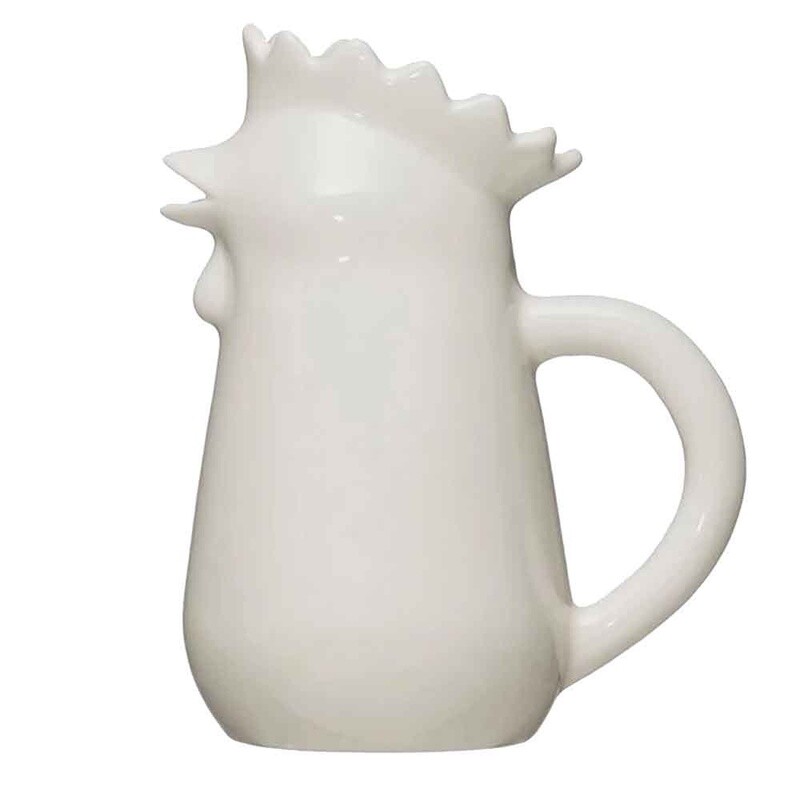 Stoneware Chicken Creamer